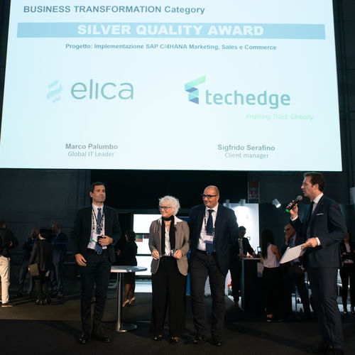 Elica è Silver Winner dei SAP Quality Awards nella categoria Business Transformation 