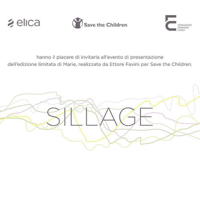Presenting Sillage, the limited edition of Marie for Save the Children