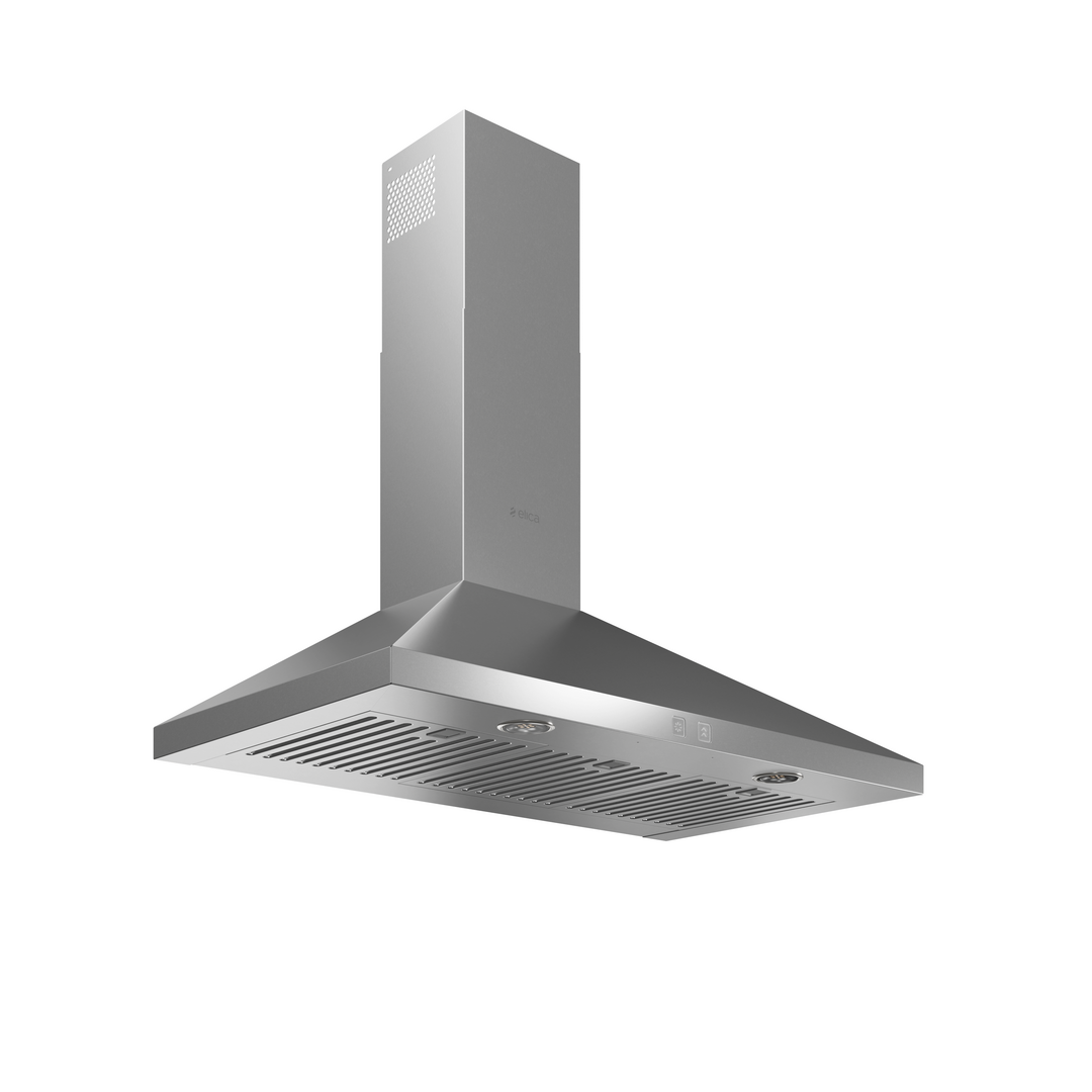 Elica EVV636S1 Vavano Wall Mount Range Hood with 4-Speed/600 CFM Blower,  Fully Retractable Rotating Knobs, LED Lighting, and Dishwasher-Safe Baffle  Filters: 36 Inch